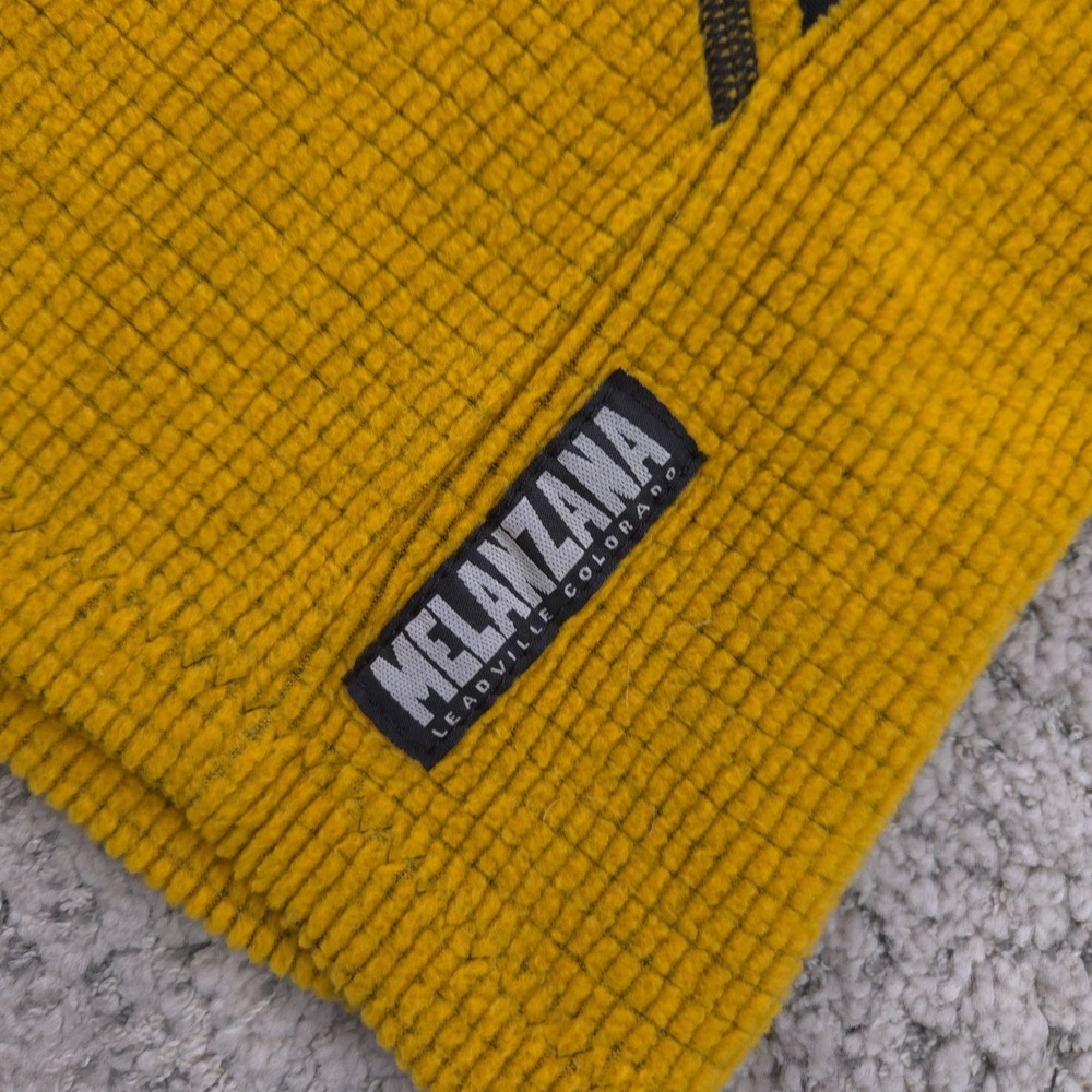 Melanzana Hoodie Womens XS Micro Grid Fleece Sweater Pullover Hiking Yellow EUC - Picture 4 of 7